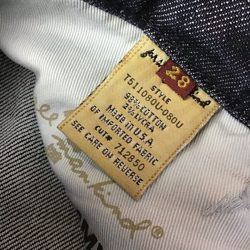 7famk men’s light jeans 7 for all mankind bootcut stretchy denim size 28 - Picture 3 of 13